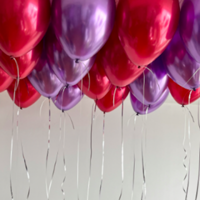 Хром красный/фиолетовый 15шт